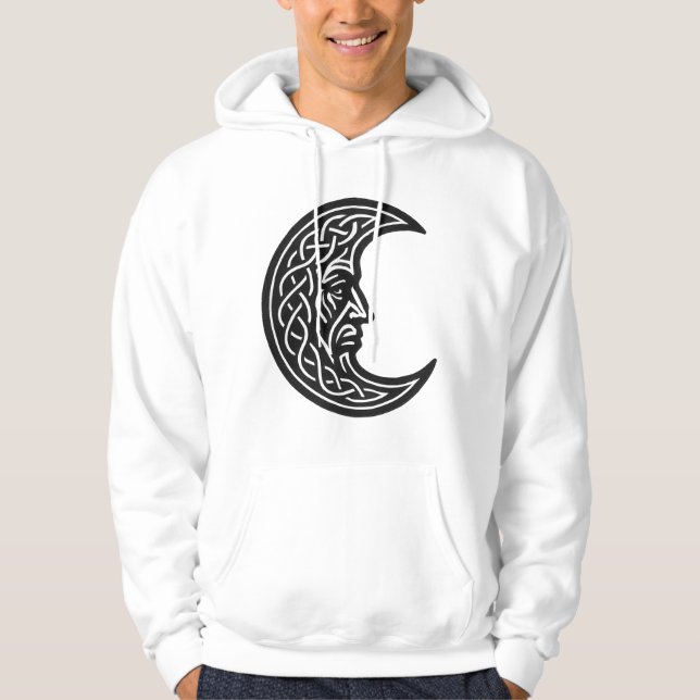 Moletom Emblema de Tinta Monocromática – Entrelaçamento Ce (Frente)