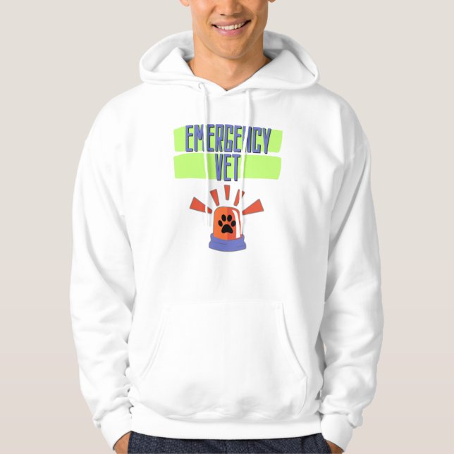 Moletom Emergency Vet – Veterinary Emergency Design (Frente)