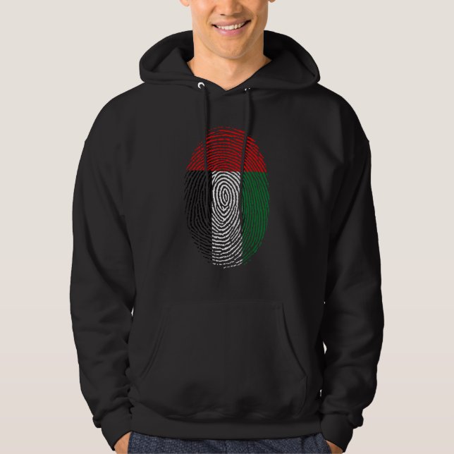 Moletom Emirados Árabes Unidos Bandeira Uae Impressão Digi (Frente)