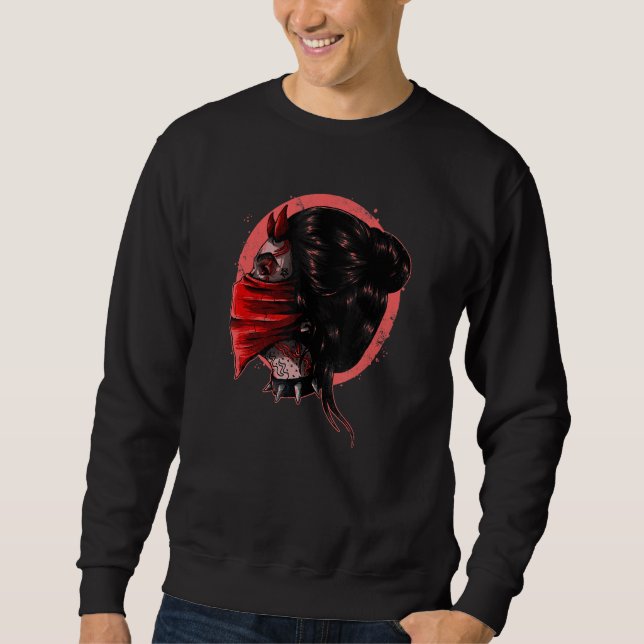 Moletom Emo Punk Demonic Girl (Frente)