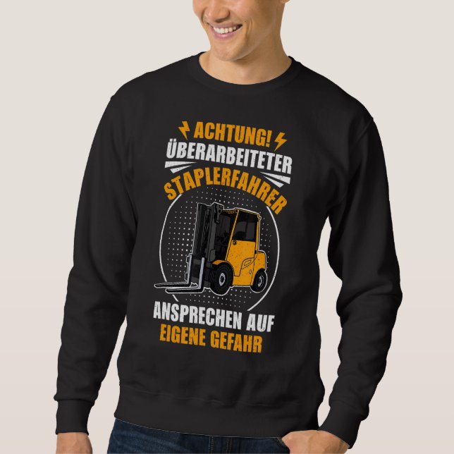 Moletom Empilhadora de Palete Estante Logisticiano (Frente)