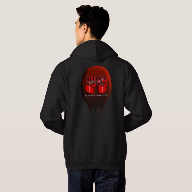 Moletom Empurra-Se Hoodie | Unidade, força e sucesso (Parte Traseira Completa)
