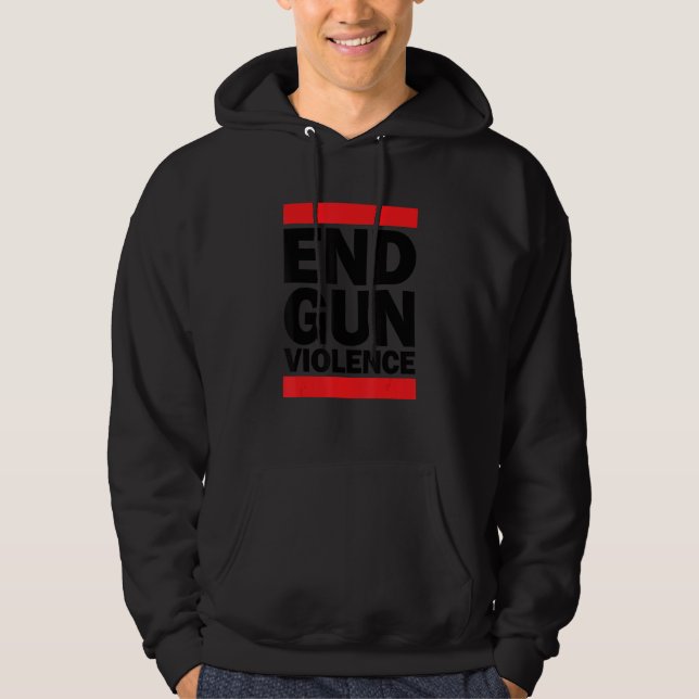 Moletom End Gun Violence Now Peace Enough June Awareness 2 (Frente)