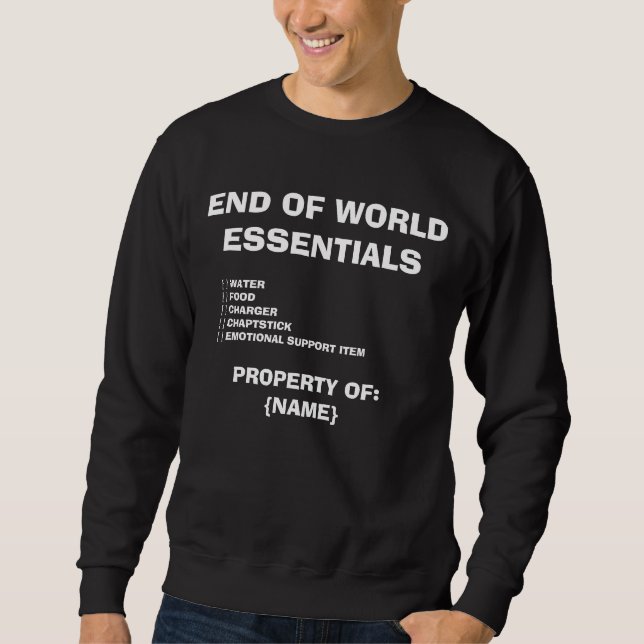 Moletom End of World T-shirt (Frente)