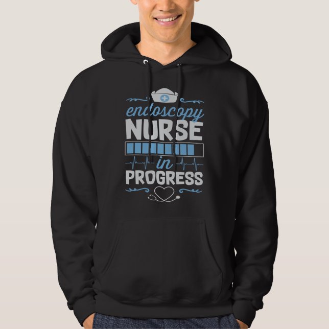 Moletom Endos Nurse In Progress Nursing School Student Col (Frente)