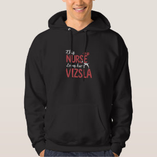 Moletom Enfermeira ama Vizsla Dog Pet Dover presentes para