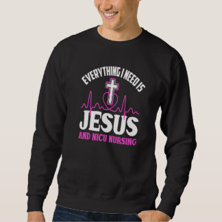 Moletom Enfermeira Cristã Nicu Jesus Religioso Uti Neonata