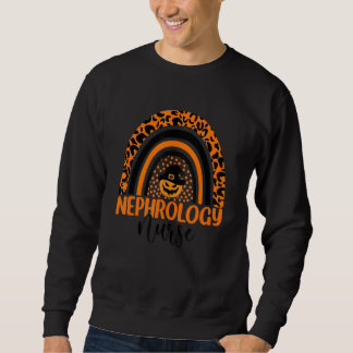 Moletom Enfermeira de Nefrologia Leopard Rainbow Halloween