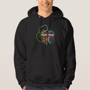 Moletom Enfermeira de Saúde Mental Watercol Love Hearb Ste
