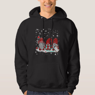 Moletom Enfermeira Encantada Enfermeira Gnomos Papai noel 