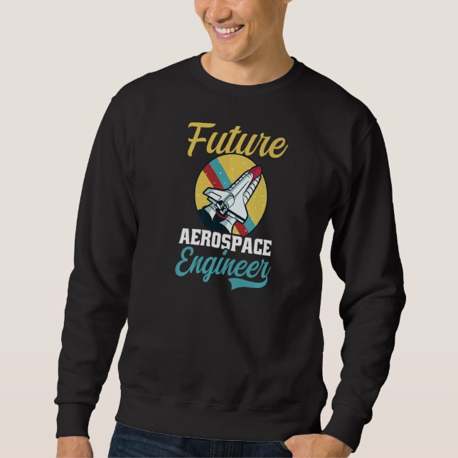 Moletom Engenheiro Aerospace Futuro Engenheiro Aerospace (Frente)