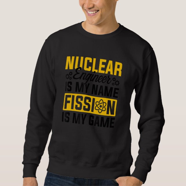 Moletom Engenheiro Nuclear de Medicina Nuclear Radioativo  (Frente)