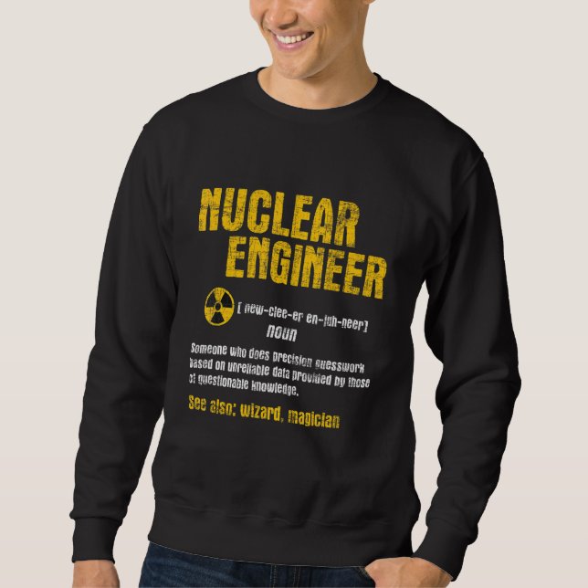 Moletom Engenheiro Nuclear - Science Energy Engineering Ra (Frente)