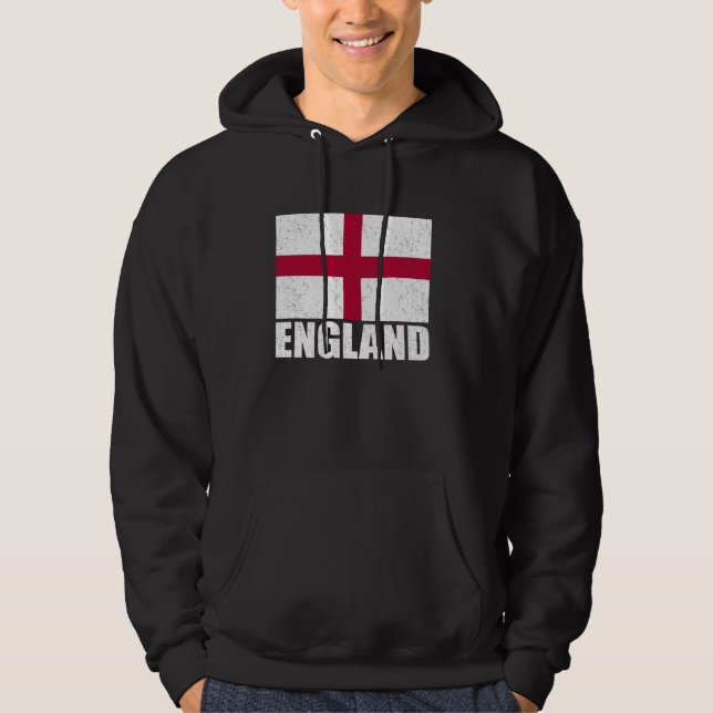 Moletom England Flag Grunge Vintage Souvenir Inglaterra (Frente)
