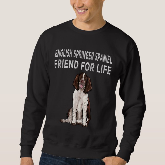 Moletom English Springer Spaniel Friend For Life Dog Frien (Frente)