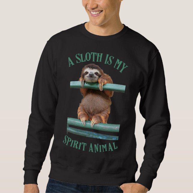 Moletom Engraçada Lama É Meu Animal Espirituoso (Frente)
