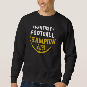 Moletom Engraçado 2021 Fantasy Futebol Champion Fantasy Le