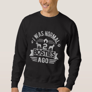 Moletom Engraçado 2 Boston Terriers Bostie Mãe Pai Retr