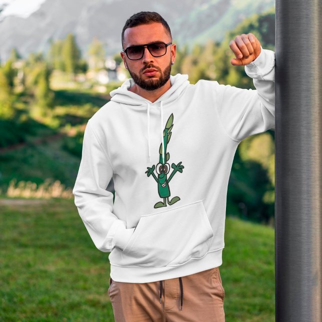 Moletom Engraçado Asparagus Mens Hoodie (Criador carregado)