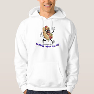 Moletom Engraçado Cachorro-Quente Legal Cartoon Retro Gráf