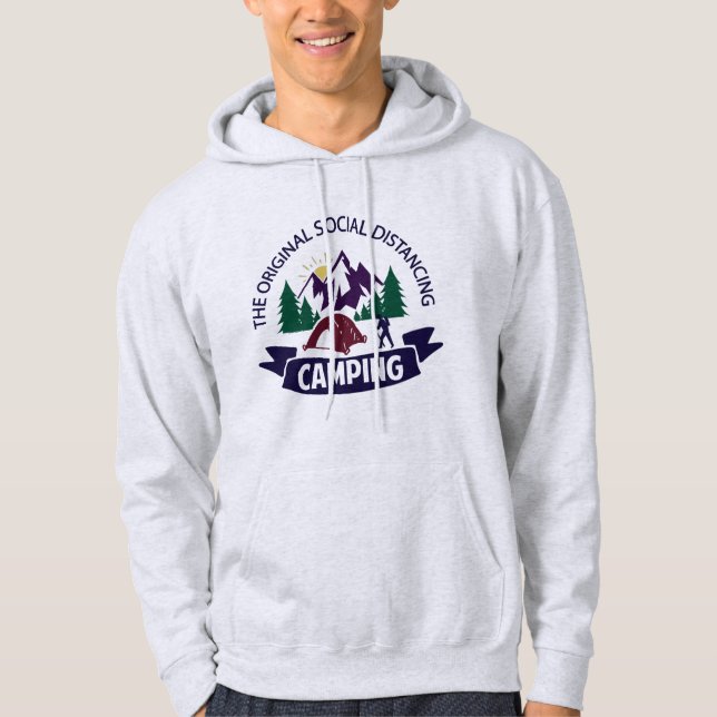 Moletom Engraçado Camping Hoodie (Frente)
