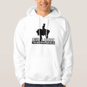 Moletom Engraçado Cargueiro de Camisa-Cavalo para Mulheres