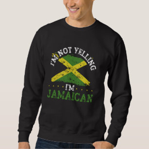 Moletom Engraçado Caribe de bandeira da Jamaica - Não esto