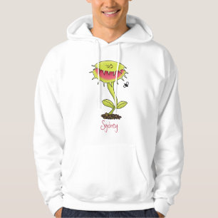 Moletom Engraçado carnívoro Venus mosca cartoon