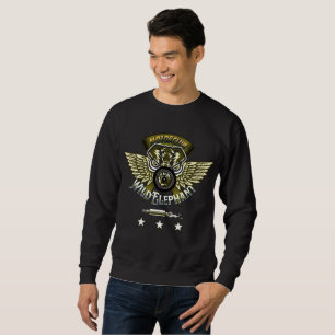 Moletom Engraçado Dirt Bike Club, presente de pai Elegante