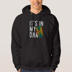 Moletom Engraçado está no meu DNA Bandeira de Granada Impr