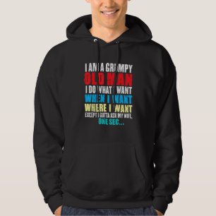 Moletom Engraçado Eu Sou Um Velho Engraçado Eu Faço O Que 