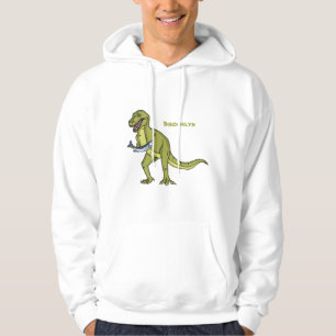 Moletom Engraçado ilustração do dinossauro T rex 