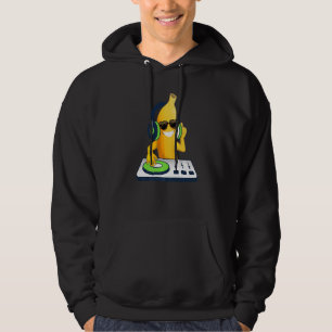 Moletom Engraçado Legal DJ Banana Sunglusses Costume Banan
