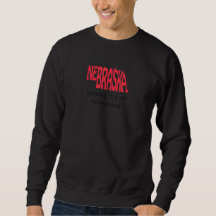 Moletom Engraçado Nebraska Honestly, não é para todos