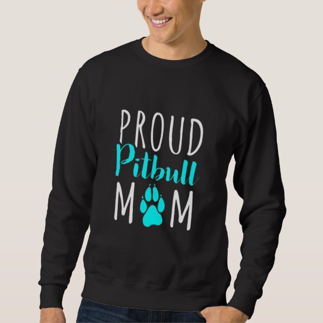 Moletom Engraçado, Orgulhoso, Mamãe Cachorro Para Mulheres (Frente)