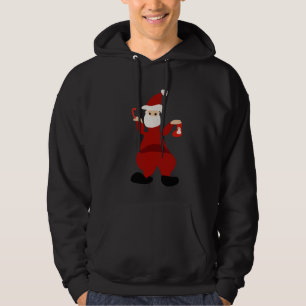Moletom Engraçado Papai Noel Hoodie