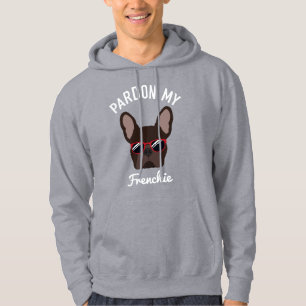 Moletom Engraçado, Pardon, meu francês Brown Buldog francê