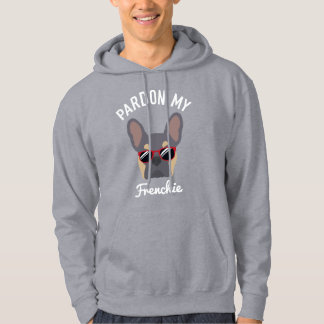 Moletom Engraçado Pardon meu francês Lilac Tan French Buld