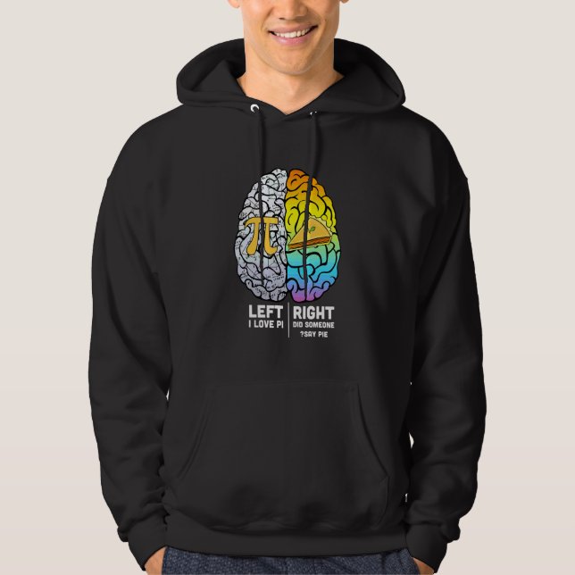 Moletom Engraçado Piada Pai De Mathematician I Love Pi Br (Frente)