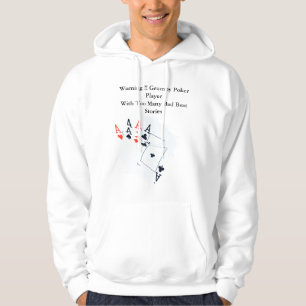 Moletom Engraçado Poker Ruim Story, Mens Hoodie