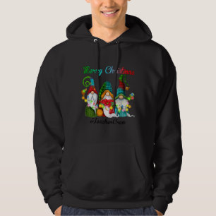 Moletom Engraçado Professor de Natal Gnomies Xmas Outfit T