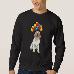 Moletom Engraçado Spinone Italiano Dog Com Balões