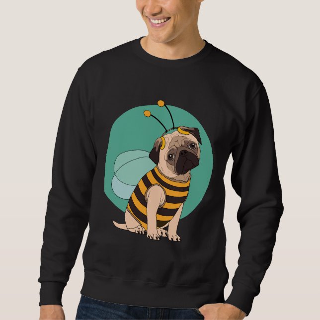 Moletom Engraçado Vestindo fantasia de Halloween Bee Cláss (Frente)