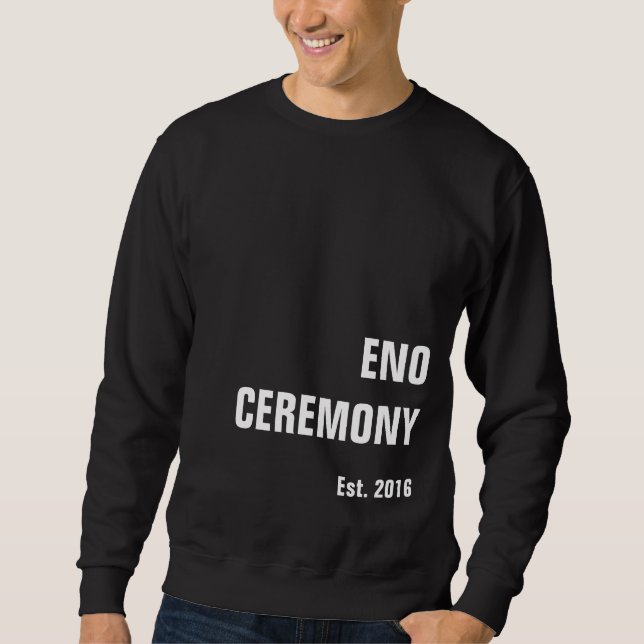 Moletom ENO CEREMONY Eno é um bom cachorro (Frente)