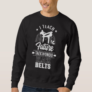Moletom Ensino o Futuro Taekwondo Cinturão Negro Marti