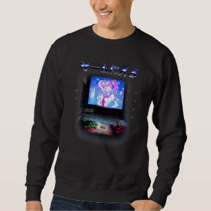 Moletom Entre No Jogo Retro Cyberpunk Lofi Gamer Arcade S