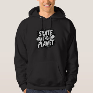 Moletom Entusiastas De Skateboard Unem O Skate Do Planeta