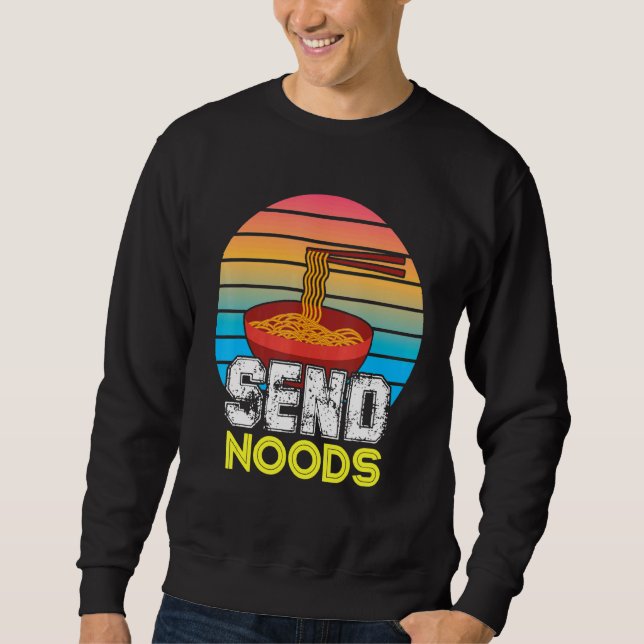 Moletom Enviar Vintage de Noodles de Noods Pasta (Frente)