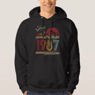 Moletom Epic Desde julho de 1987 35 anos 35 anos 35.o aniv
