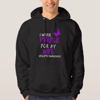 Moletom Epilepsia Eu Visto Roxo Para Minha Fita Esposa